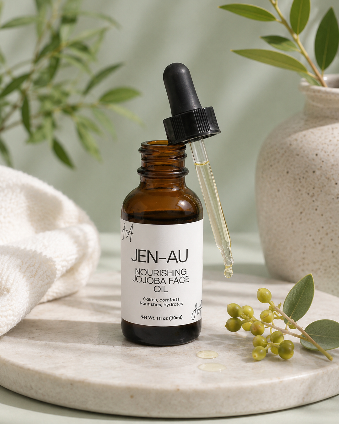 Nourishing Jojoba Face Oil – Dry Skin
