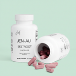 Beetroot Capsules – Mint Background