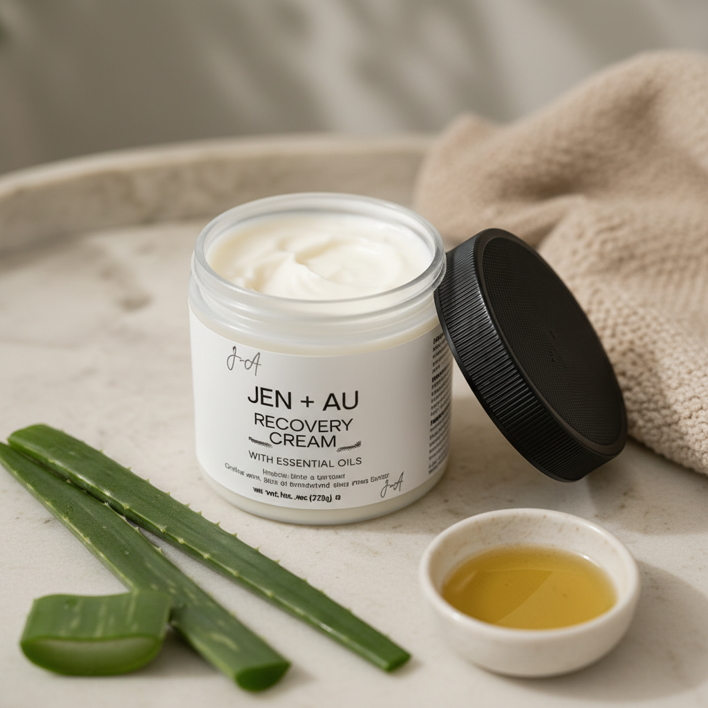 Jar aloe essential oil