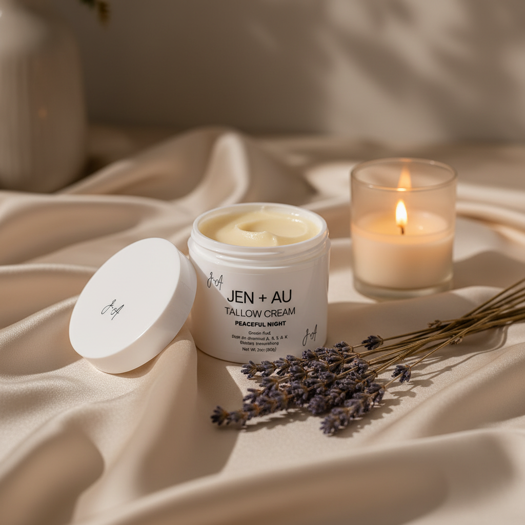 Jar lavender candle