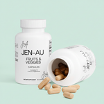 Jen-Au Fruits & Veggies Capsules – Mint Background