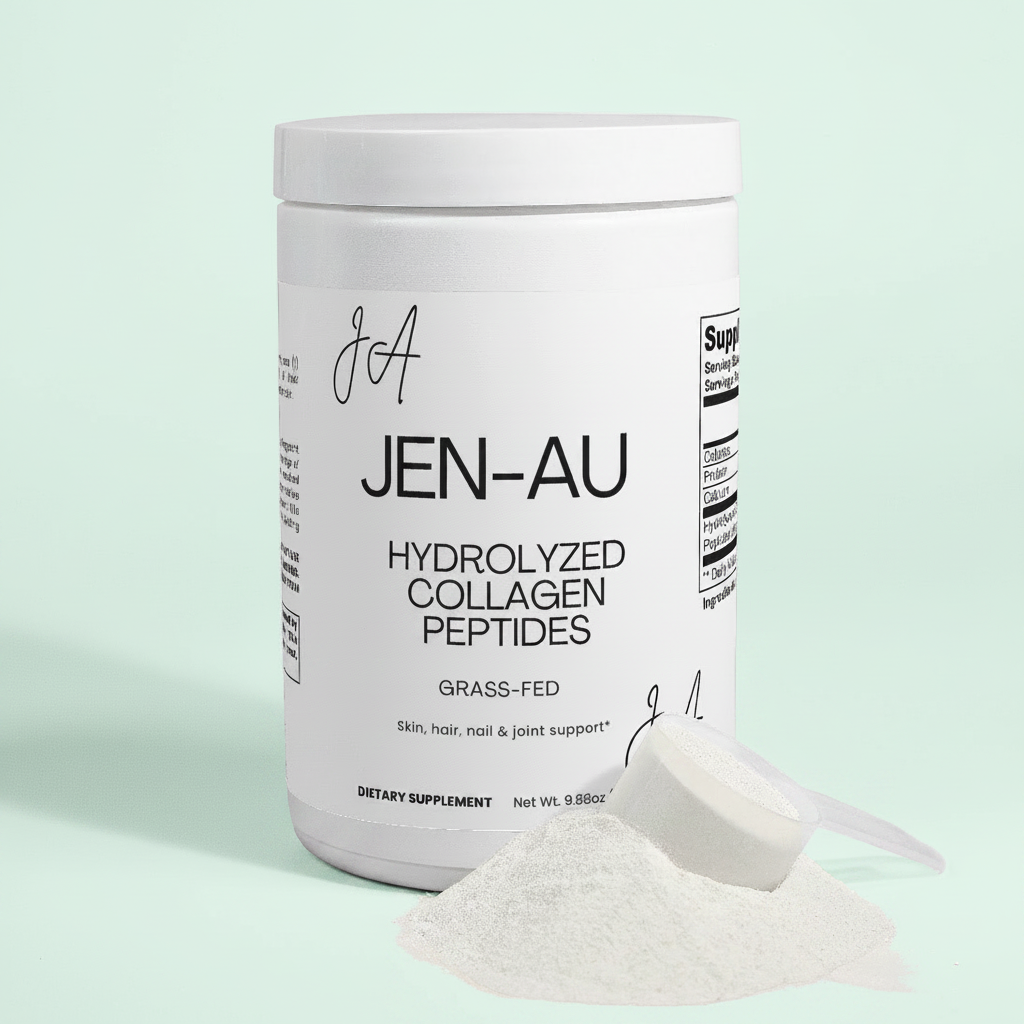Jen-Au Hydrolyzed Collagen Peptides – Mint Background
