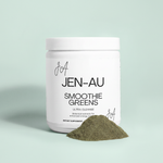 Jen-Au Smoothie Greens – Mint Background
