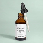 Nourishing Jojoba Face Oil – Mint Background