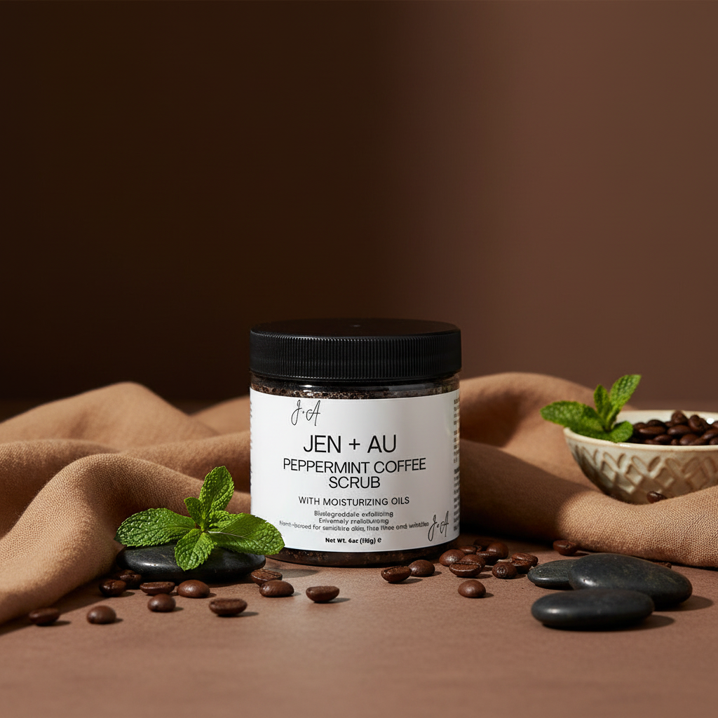 Peppermint Coffee Scrub