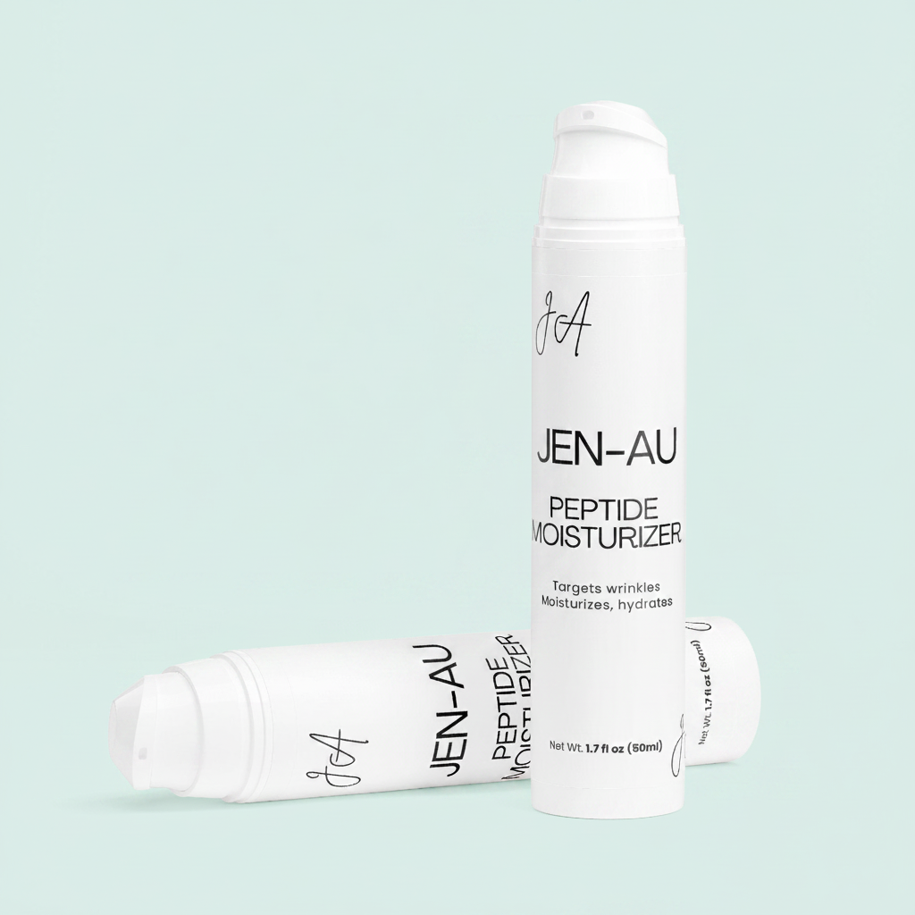 Peptide Moisturizer – Mint Background Revised